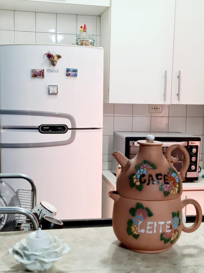 Apartamento Aconchegante Em Santos Esterno foto